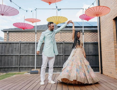 New Jaipur Handicraft Umbrella ☂️ Lamansh® (Pack of 1) Japanese Wooden Frame Umbrella / Best for Bride & Bridal entry in Weddings & Events