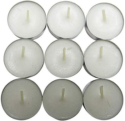 New Jaipur Handicraft Wax Candles 🕯 Pack of 100 Lamansh® Pack of 100 Tealight Wax Candles 🕯 / Unscented Wax Candles for Home Decoration 🎀Birthday Parties