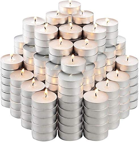 New Jaipur Handicraft Wax Candles 🕯 Pack of 50 Lamansh® Pack of 50 Tealight Wax Candles 🕯 / Unscented Wax Candles for Home Decoration 🎀Birthday Parties