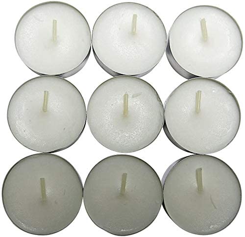 Handmade White Wax Candles, Unscented